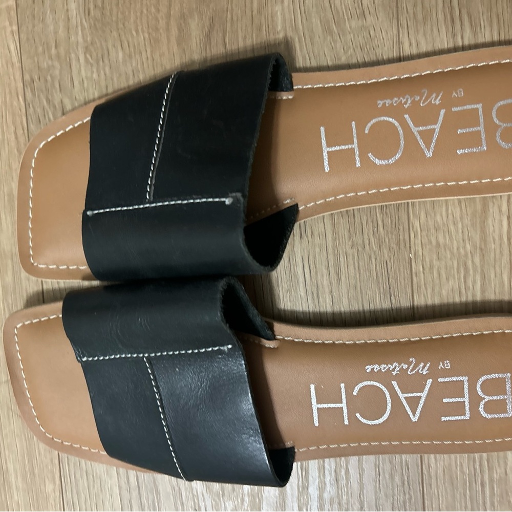 Black Slide Sandals